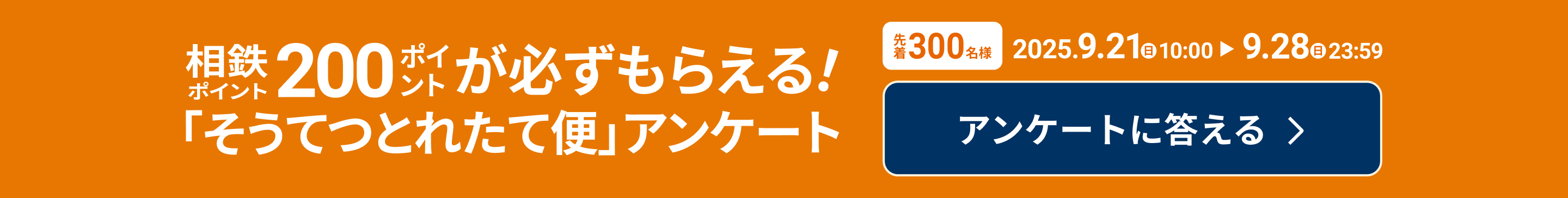 アンケートに答える